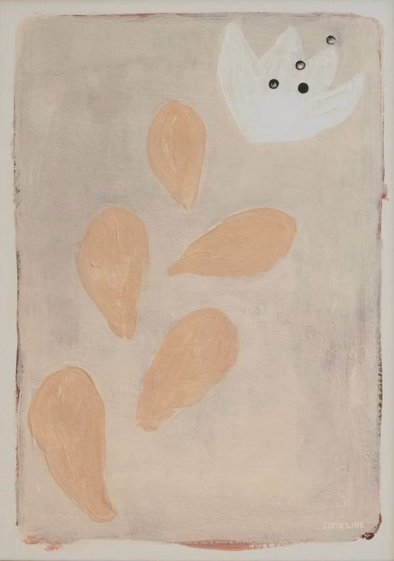 Fine Little Day Stone Crop poster, Pink-nude, 50 x 70 cm