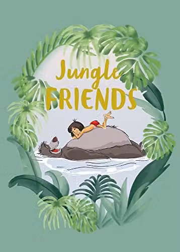 Komar Disney Jungle Book Friends Poster, Multicolour, 50 x 70 cm