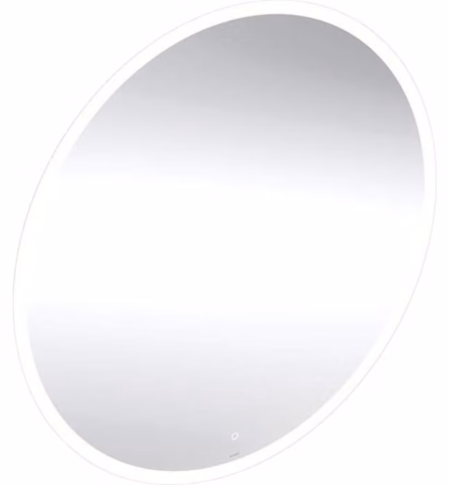 Geberit Option Ronde badkamerspiegel met directe en indirecte verlichting, diameter: 90 cm