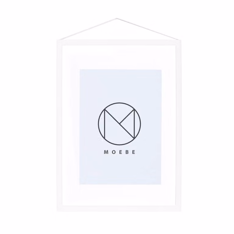MOEBE Frame A4 Wit, Rechthoekig, Breedte: 23 cm, Hoogte: 31,7 cm