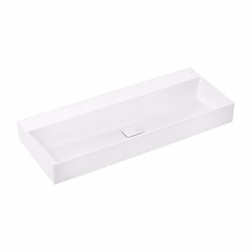 Hansgrohe Xevolos E wastafel met SmartClean technologie, ongepolijst, B/D: 120 x 48 cm
