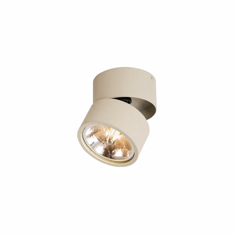 Moderne beige plafondspot Qazqa rond met G9 fitting en verstelbare richting