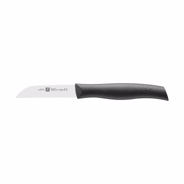 Zwilling Twin Grip recht groentemes met 8 cm lemmet, zwart-roestvrij staal