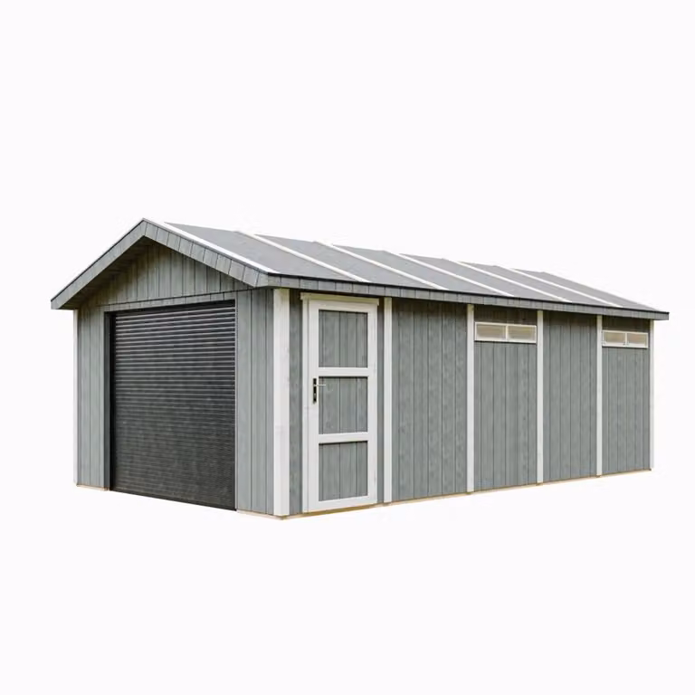 Timbela M992B-CAVERN STEEL LP SmartSide Garage 21 m2 B: 648 cm, D: 378 cm, H: 269 cm