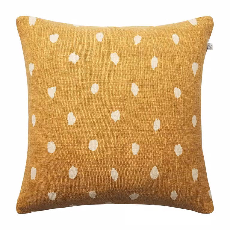 Chhatwal & Jonsson Yash reverse kussenhoes Spicy yellow, 50 x 50 cm