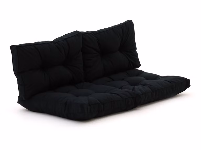 Madison Loungekussen Tuin Dralon Zwart B: 73 cm, D: 43 cm