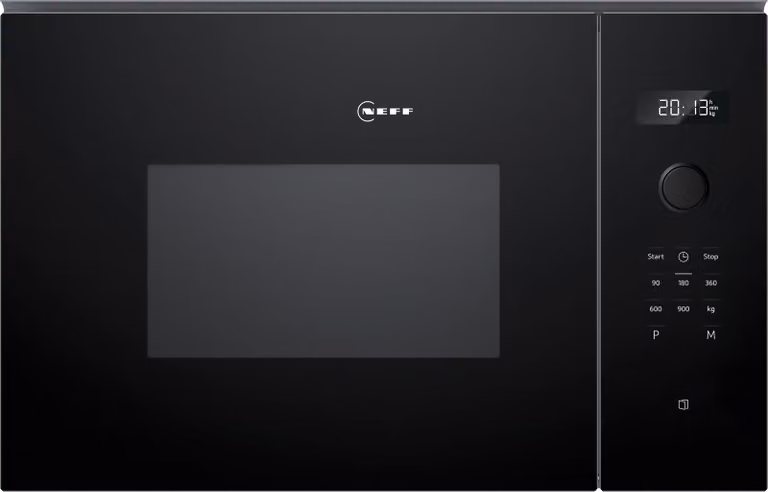 Neff HLAWD53K0 EB-magnetron met 25 liter inhoud, 5 vermogensniveaus en LED-display
