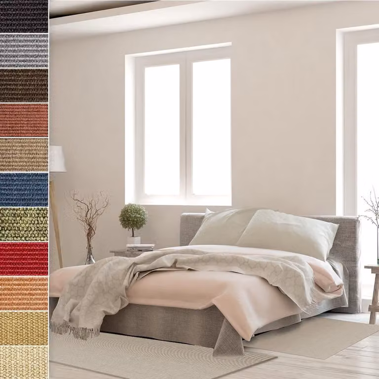 Set van 3 Sisal Bedlopers voor de Slaapkamer
