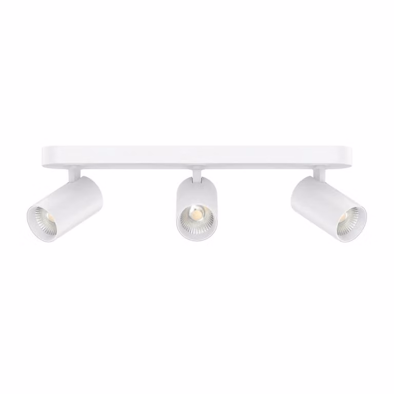 Lyora Led opbouwspot Tevo trio - Wit - 2700K Warm wit