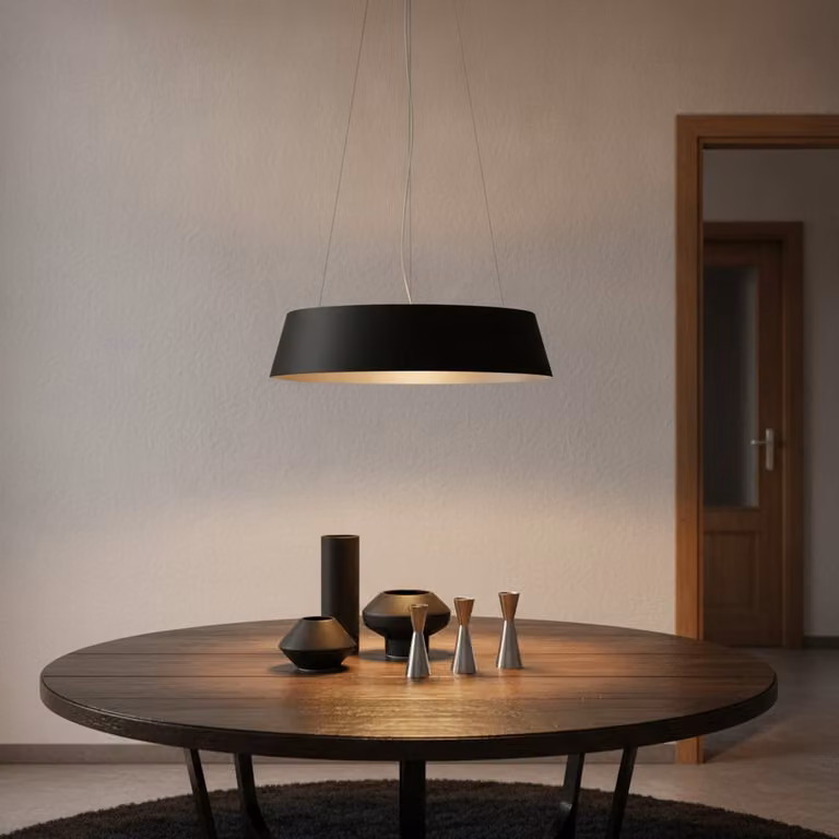 Lyora Hanglamp Alba zwart Ø 54cm