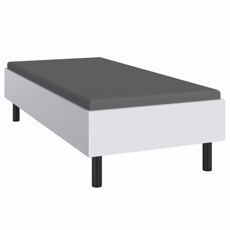 home24 Futonbed Easy Wit/Zwart B: 90 cm, D: 200 cm, H: 60 cm
