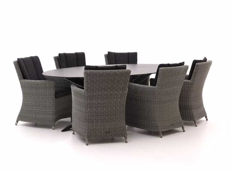 Intenso Furniture Diningset Intenso voor 6 personen met sintered stone voor in de tuin of op het terras