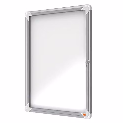 Nobo Magneetwand voor buiten met slot, 4 x A4, Premium Plus serie, wit, 1902577