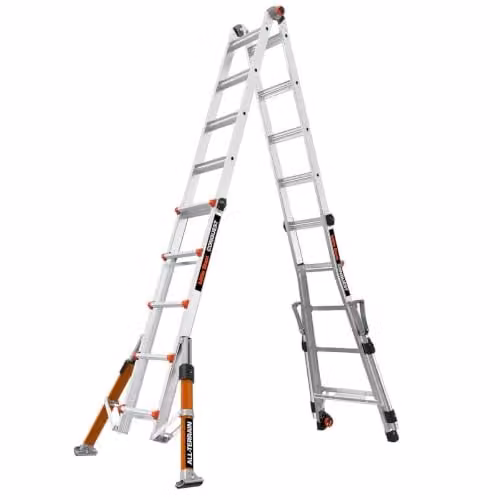 Little Giant Conquest Pro multifunctionele aluminium ladder met 5 treden
