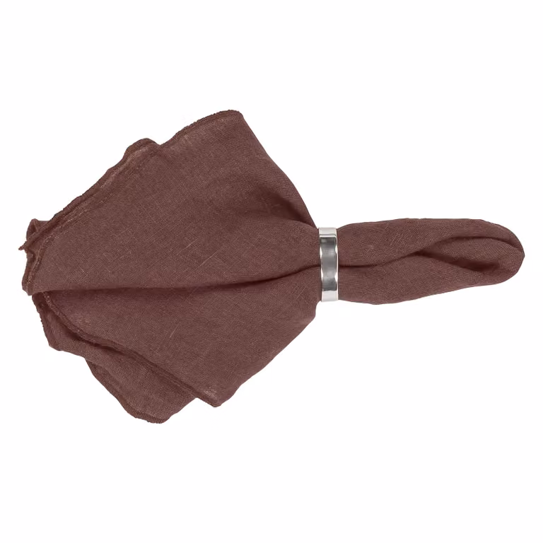 Broste Copenhagen Gracie linnen servetten aubergine