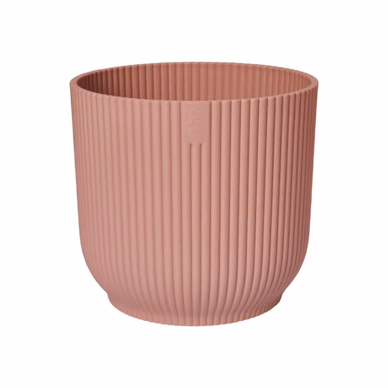 Elho Vibes Fold Round Plantenpot - Delicate Pink - Diameter: 25 cm
