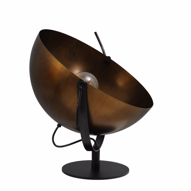 Masterlight Industria Uplighter 40 Tafellamp - Brons/Goud/Messing - Ø 40 cm