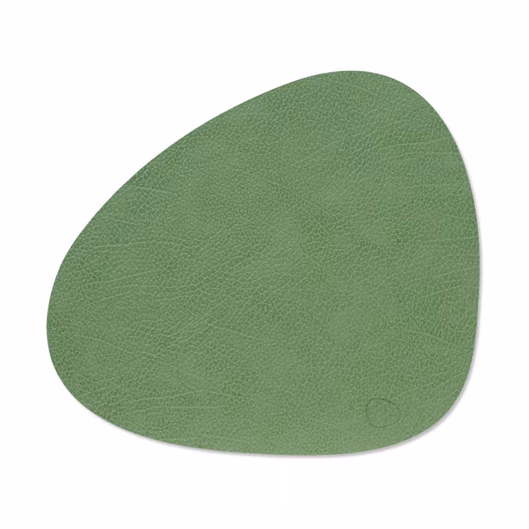 LIND DNA Hippo placemat curve M Forest green