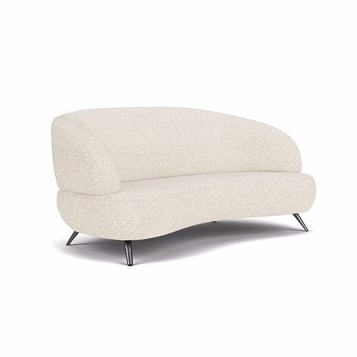 Prominent Miami 2,5-Zitsbank - Beige - Stof - Hout