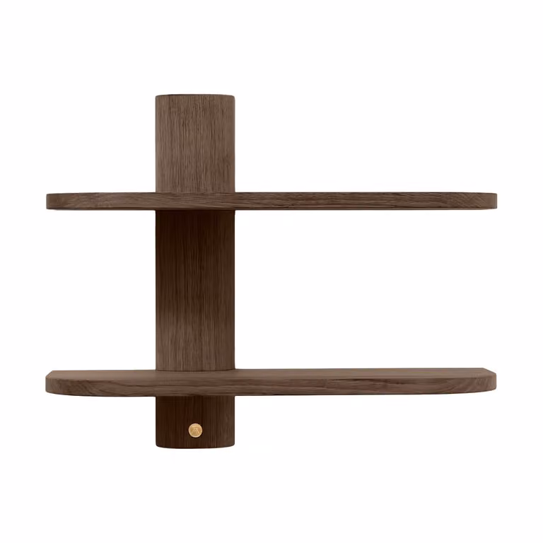 Andersen Furniture Bend wandplank Smoked Oiled Oak B/D/H: 50 x 18 x 40 cm