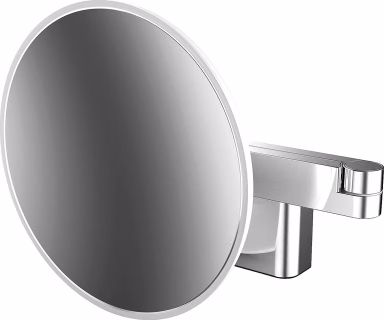 Emco LED scheer- en make-upspiegel wandmodel met 5-voudige vergroting