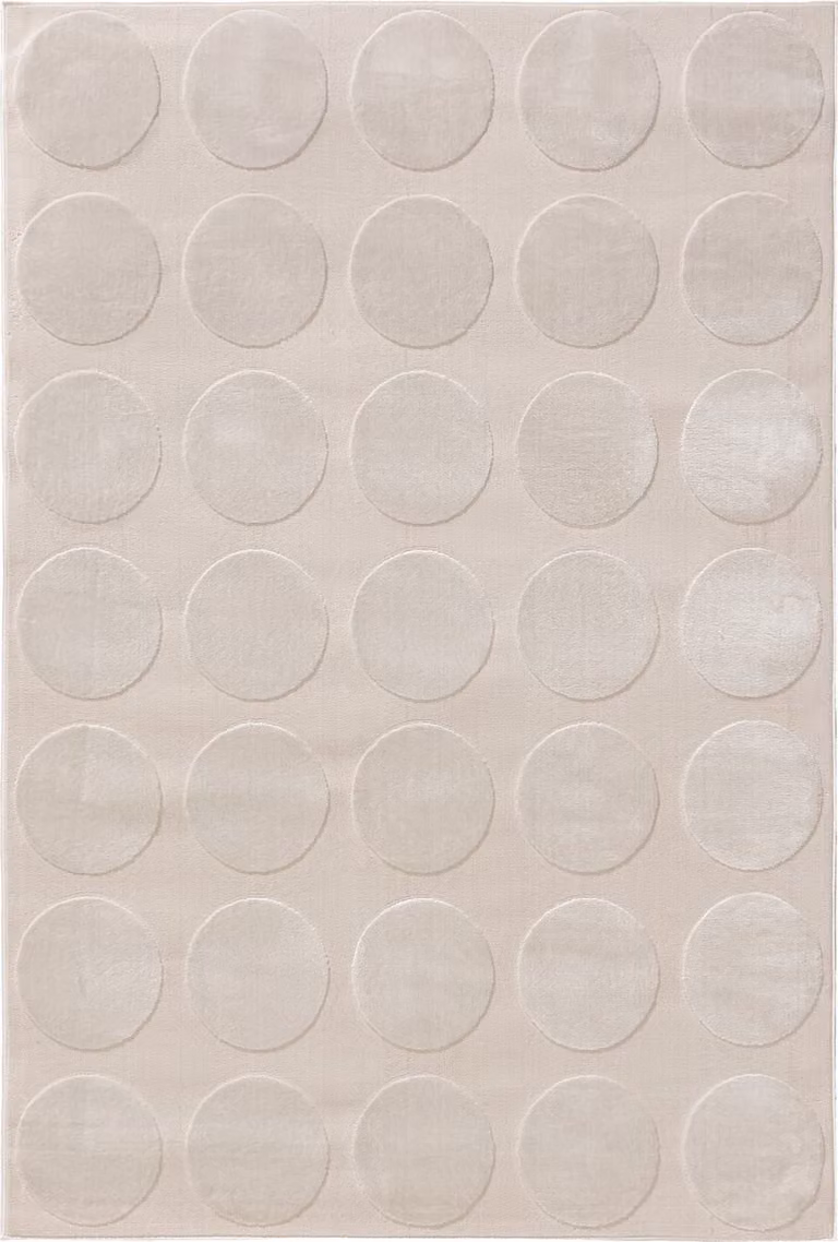 Interiyou Vloerkleed Cannes, Crème, Geometrisch, 280 x 380 cm