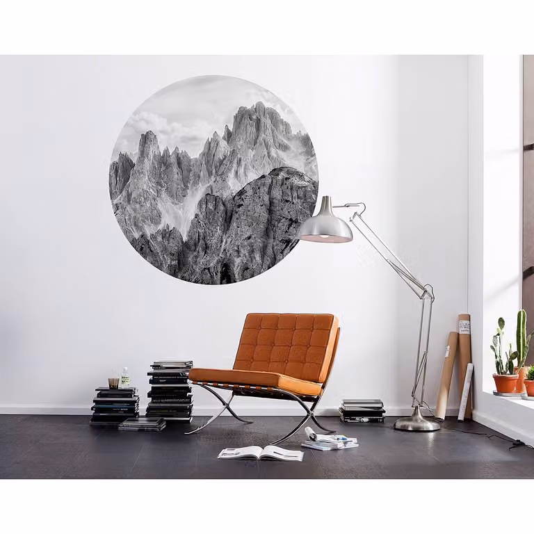 home24 Vlies-fotobehang Torres Mural Non-woven 125 x 125 cm