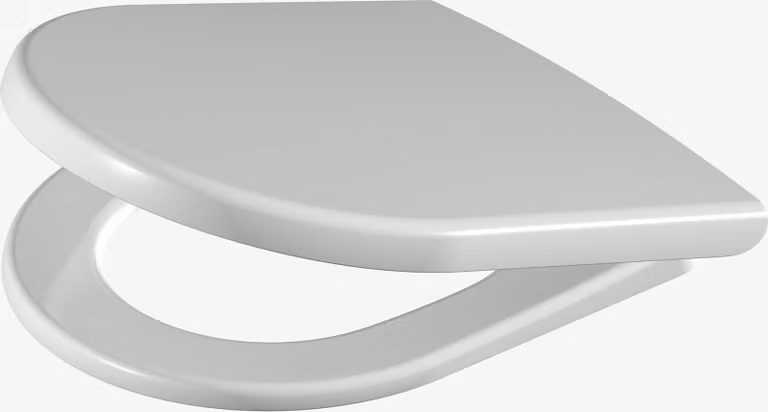 Luvett Toiletbril SUBLINE met deksel en klikfitting, wit