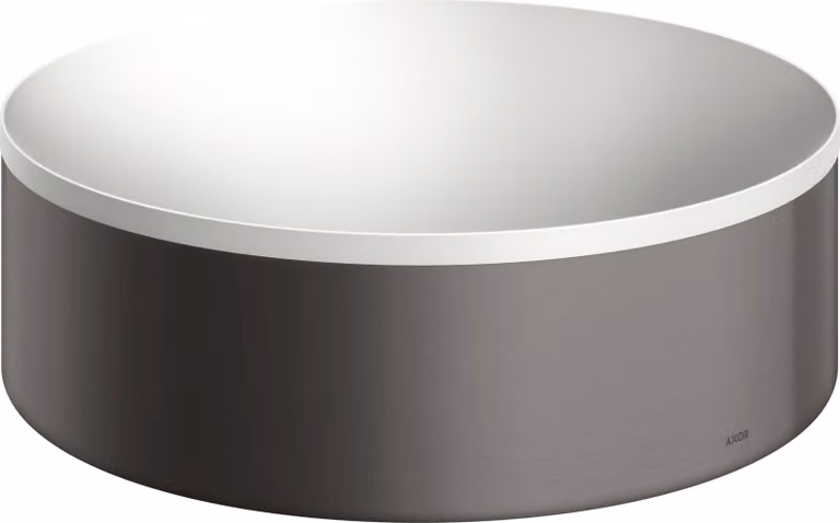 AXOR Suite Wastafelblad Basins & Bathtub model rd 300, geborsteld zwart chroom