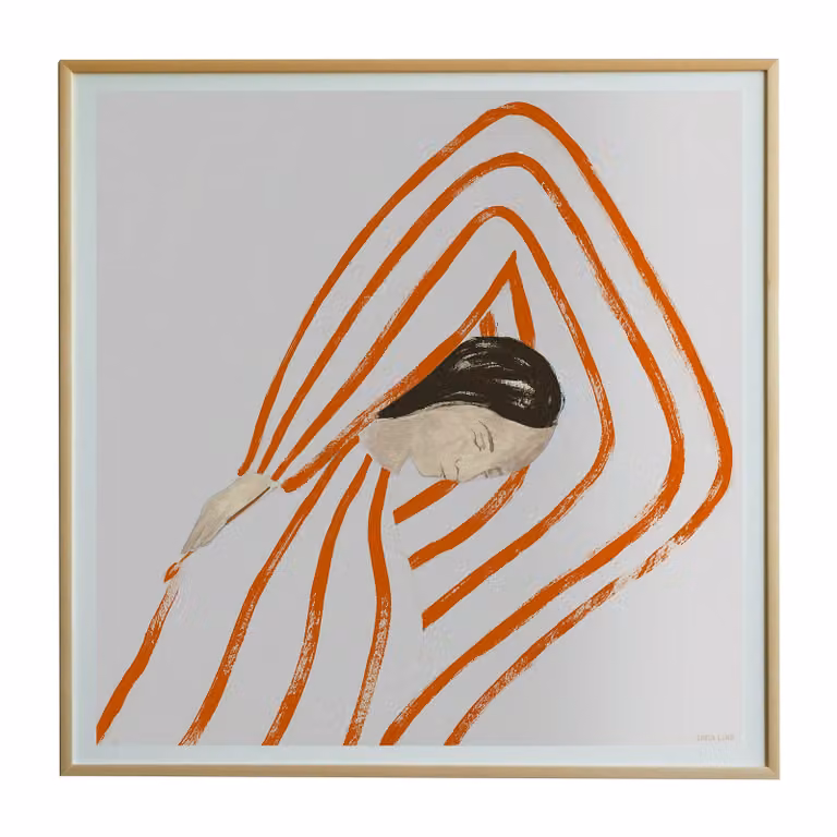 Fine Little Day Own Strokes illustratie poster 70 x 70 cm