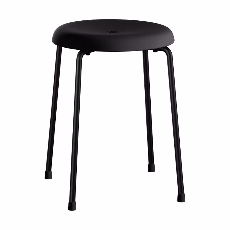 Lammhults Taburett kruk Zwart, Hoogte: 45 cm