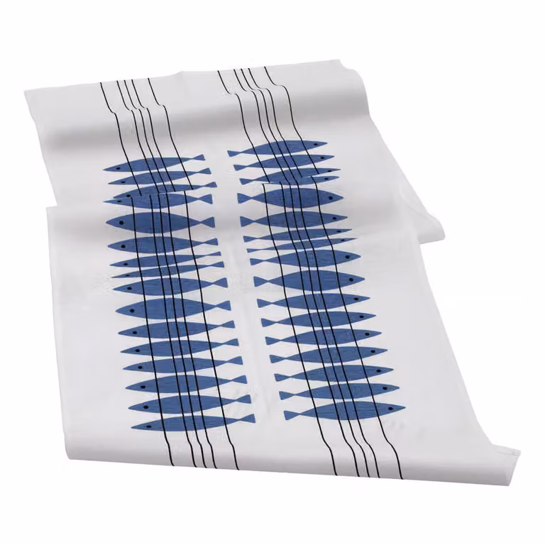 Almedahls Sill tafelloper blauw