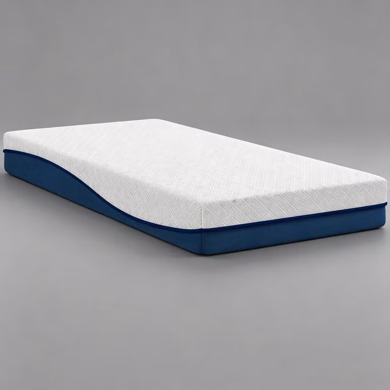 CHICFURN Traagschuimmatras voor volwassenen met afneembare hoes, 90 x 190 cm