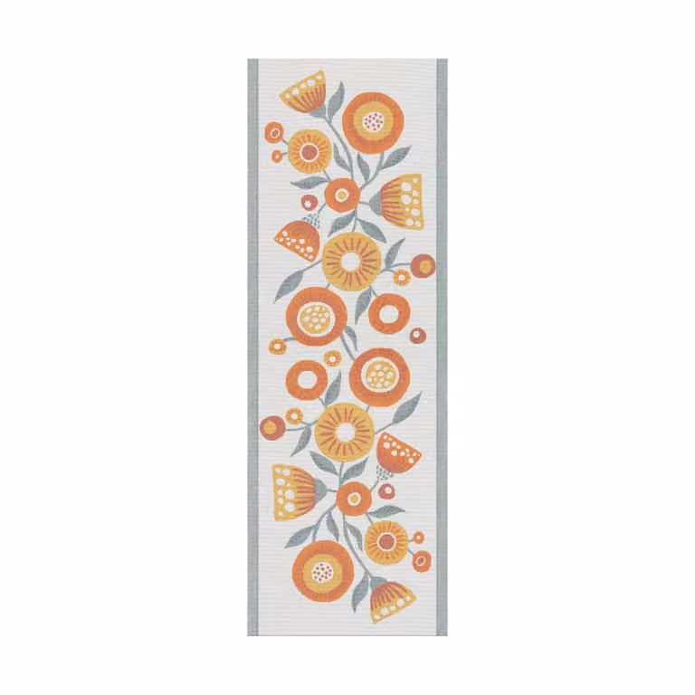 Ekelund Linneväveri Solblomma tafelloper 35 x 100 cm