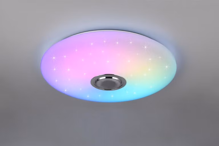 Trio Plafondlamp Musica met sterreneffect, Ø 60 cm