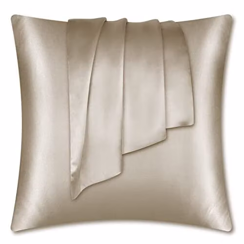 LULUSILK Zijden kussensloop Taupe - 65 x 65 cm - Voor haar- en huidverzorging