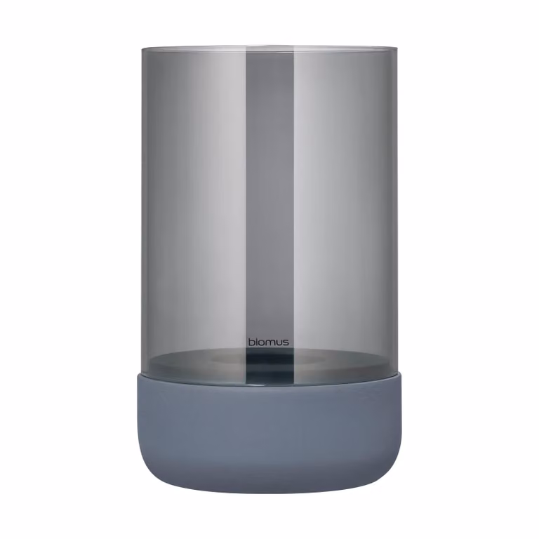 Blomus Calma stormlantaarn Gray-smoke Ø12 cm