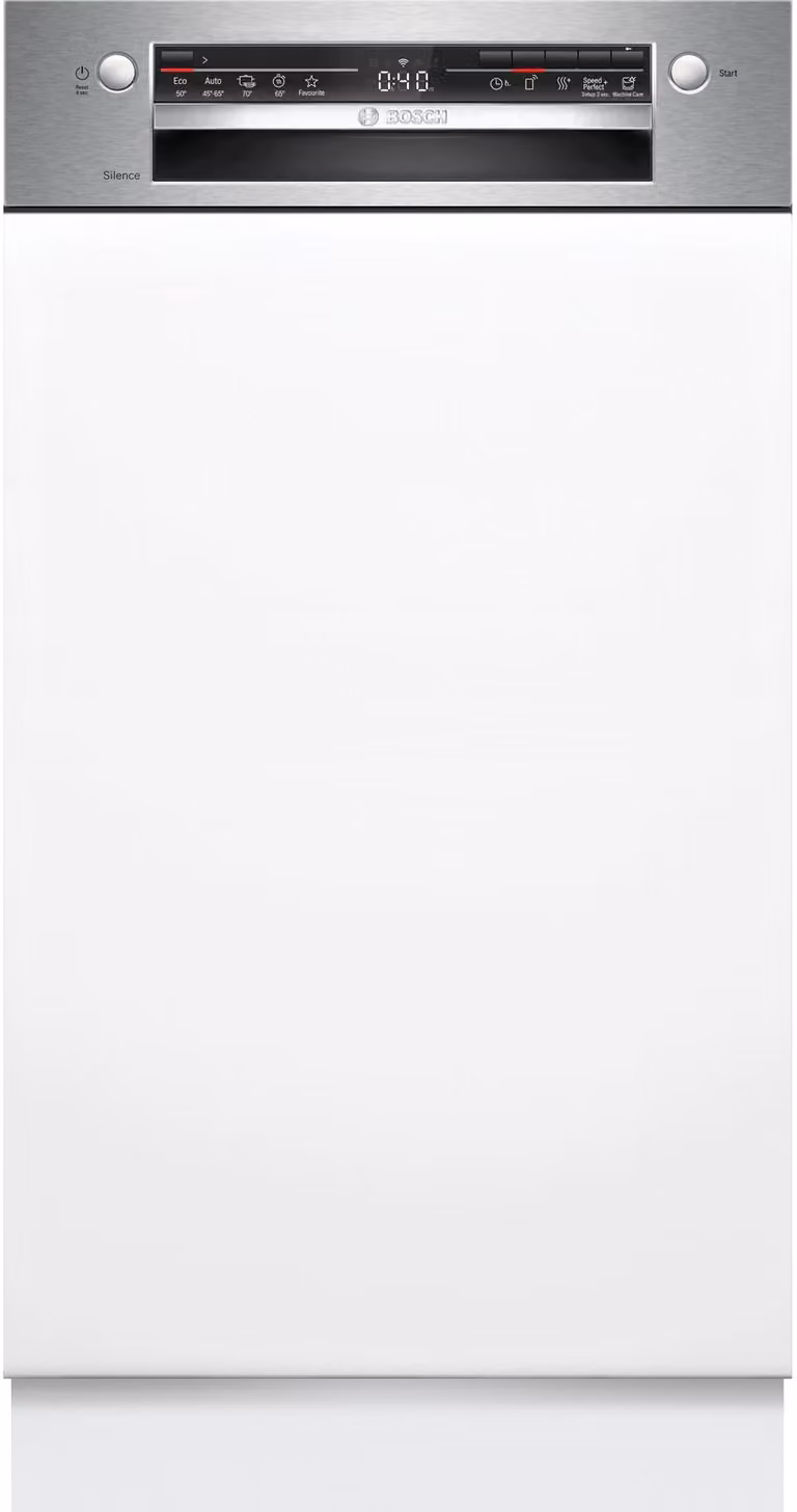 Bosch SPI2HKS42E Serie 2 vaatwasser, roestvrij staal (geborsteld), 45 cm, Home Connect