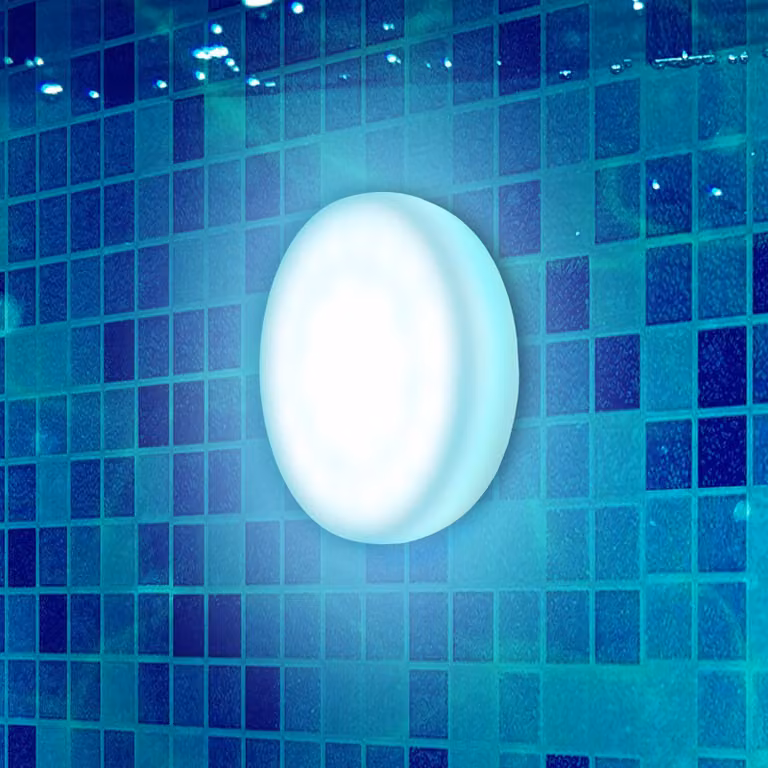 Newgarden Papaya LED accu-poollamp IP68 RGBW, dimbaar, wit/opaal