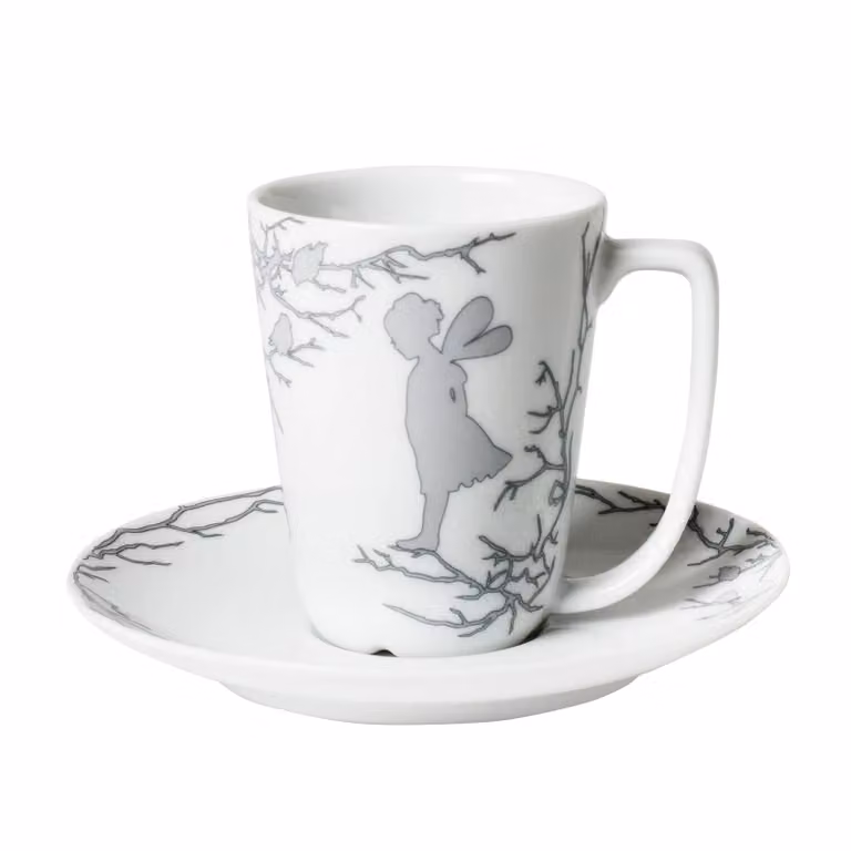 Wik & Walsøe Koffiekop met schotel 20 cl