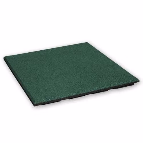 IVOL Rubber tegels 30 mm - 1 m2 (4 tegels van 50 x 50 cm) - Groen