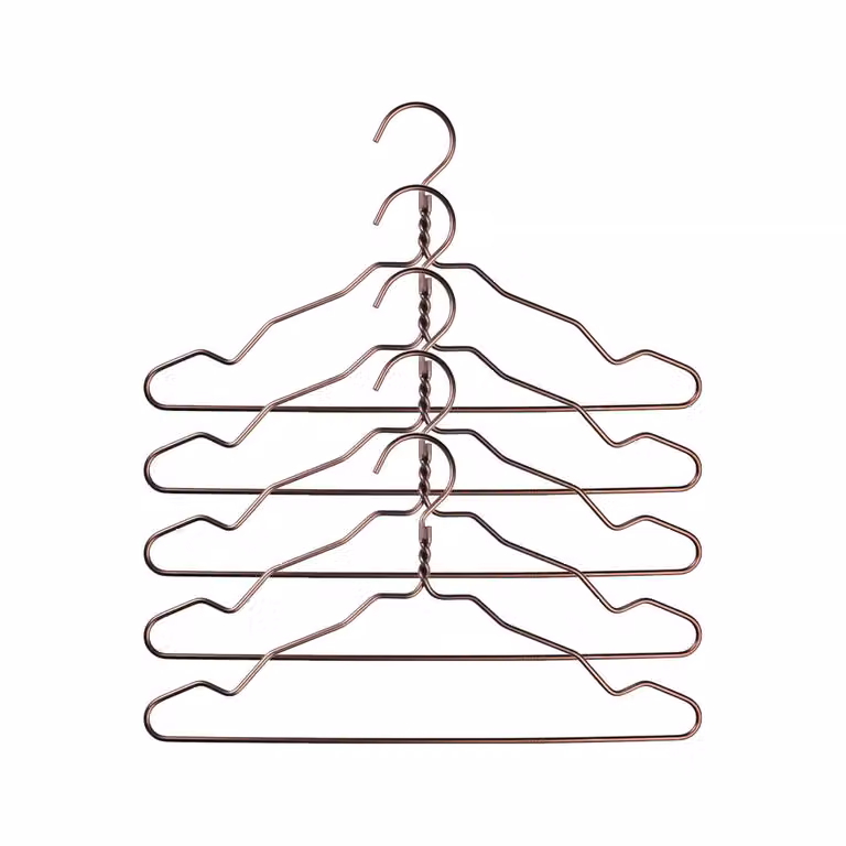 Nomess Copenhagen Alu kleerhanger 5-pack brons