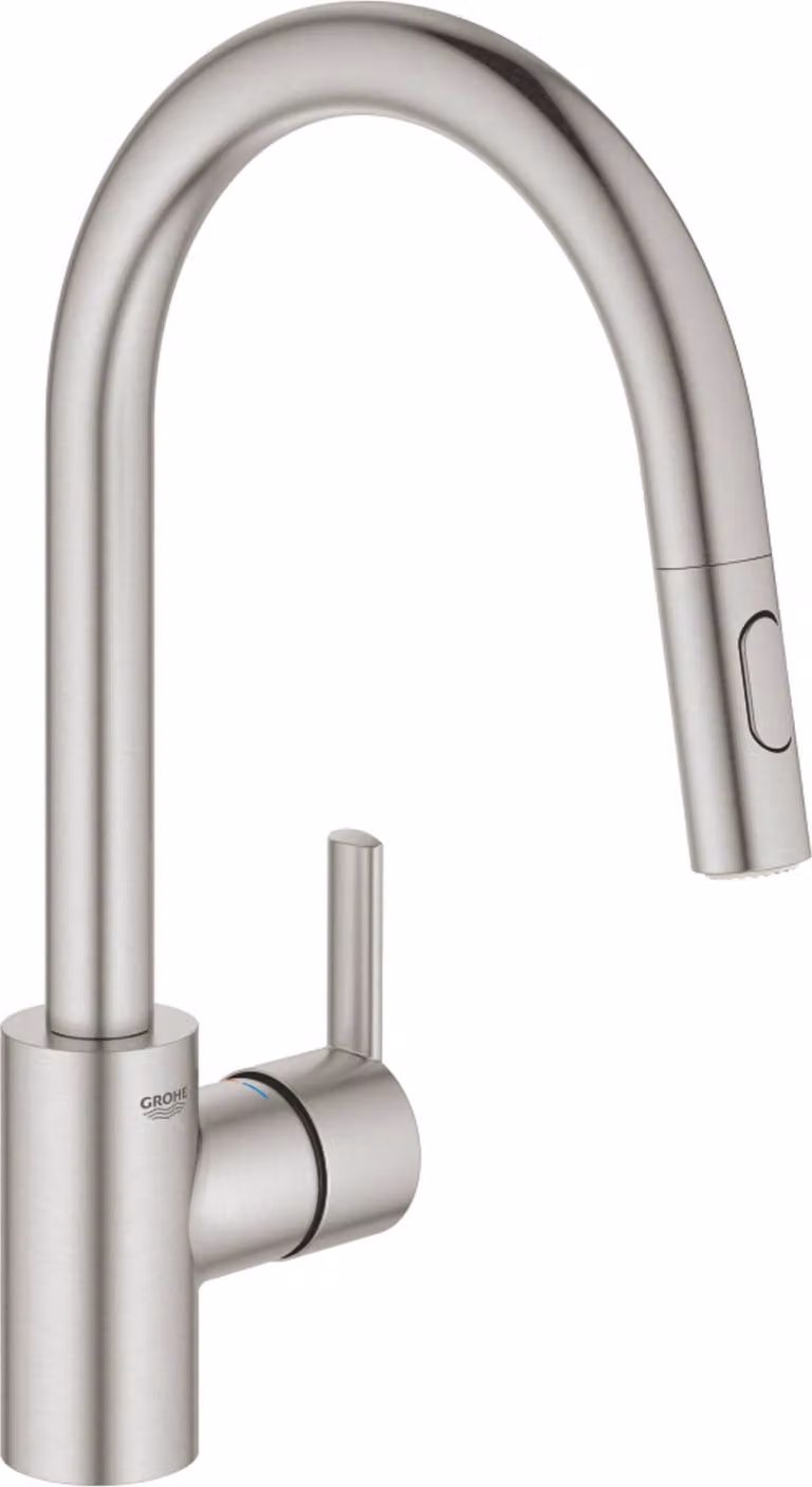 Grohe Mengkraan voor de spoelbak met uittrekbare uitloop en spuitfunctie