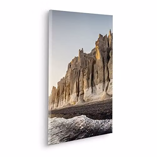Komar Canvasafbeelding met abstract landschapsmotief in houten frame, multicolor, 40 x 60 cm