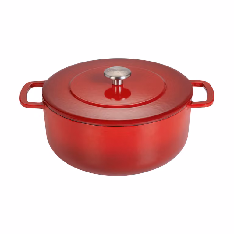 Combekk geëmailleerde gietijzeren braadpan Ø24 cm Cherry