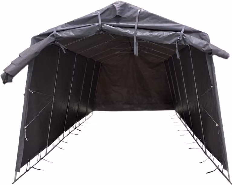 Fornorth Garagetent donkergrijs 2.7 x 5.1 m