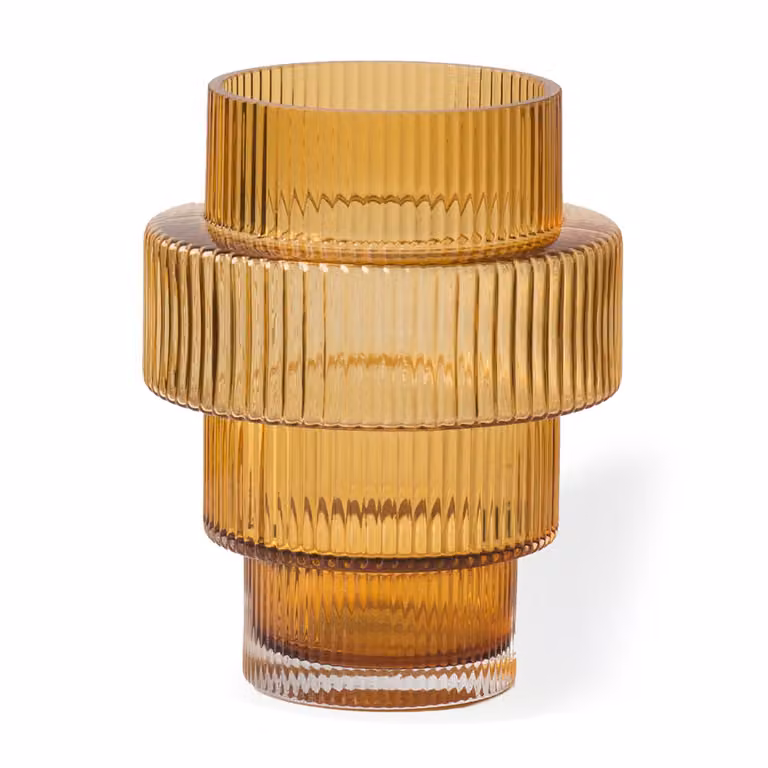 POLSPOTTEN Waxinelichtjeshouder Ochre Ø12 cm