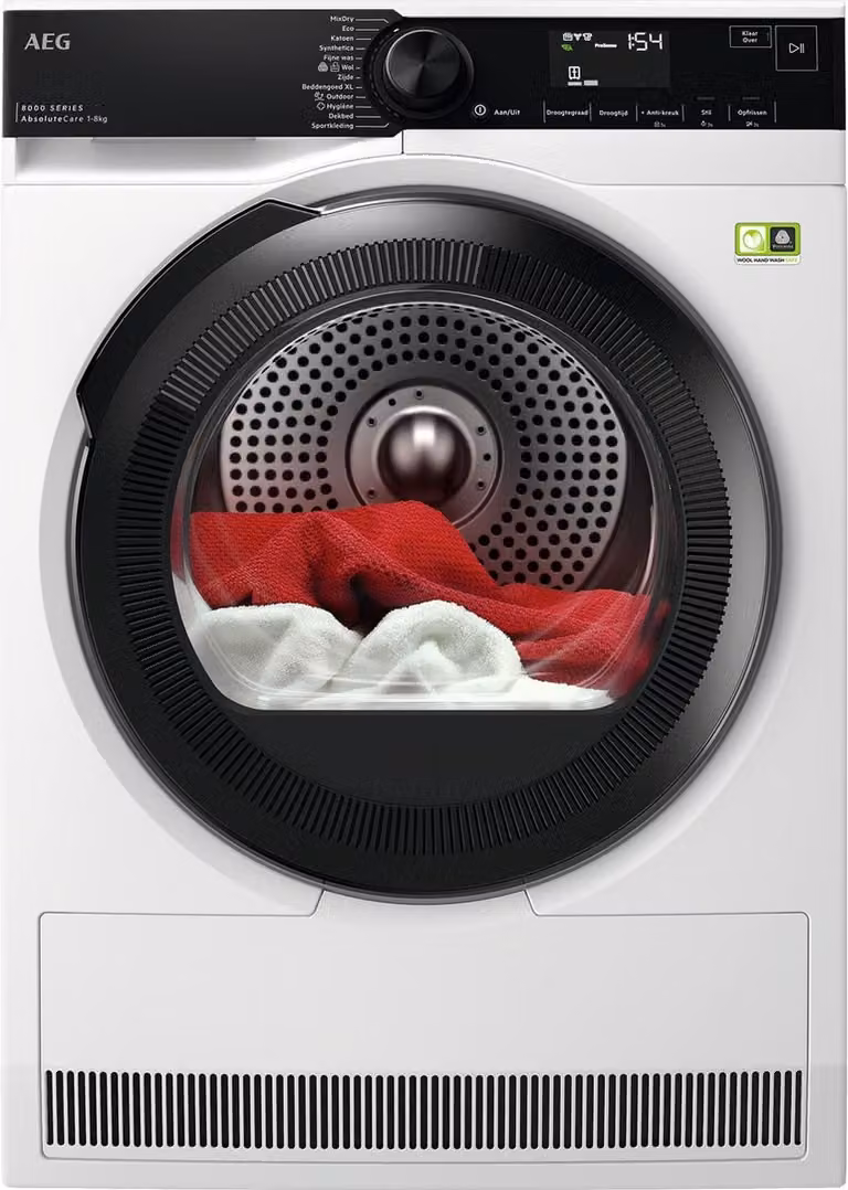 AEG TR868B4B 8000 AbsoluteCare® Warmtepompdroger - 8 kg - Energielabel B