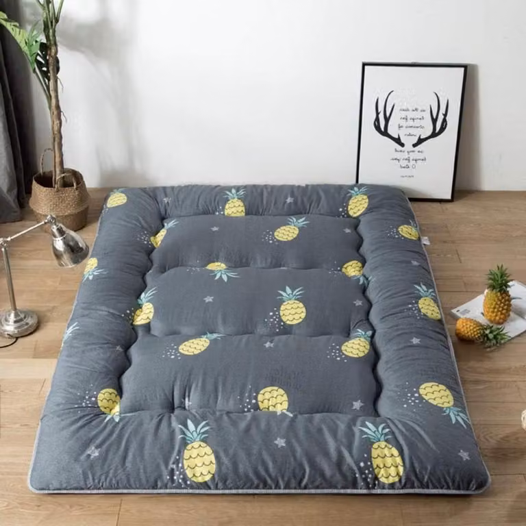 Opvouwbare Tatami Vloermatras Futon voor volwassenen - Ananas - 90 x 200 cm