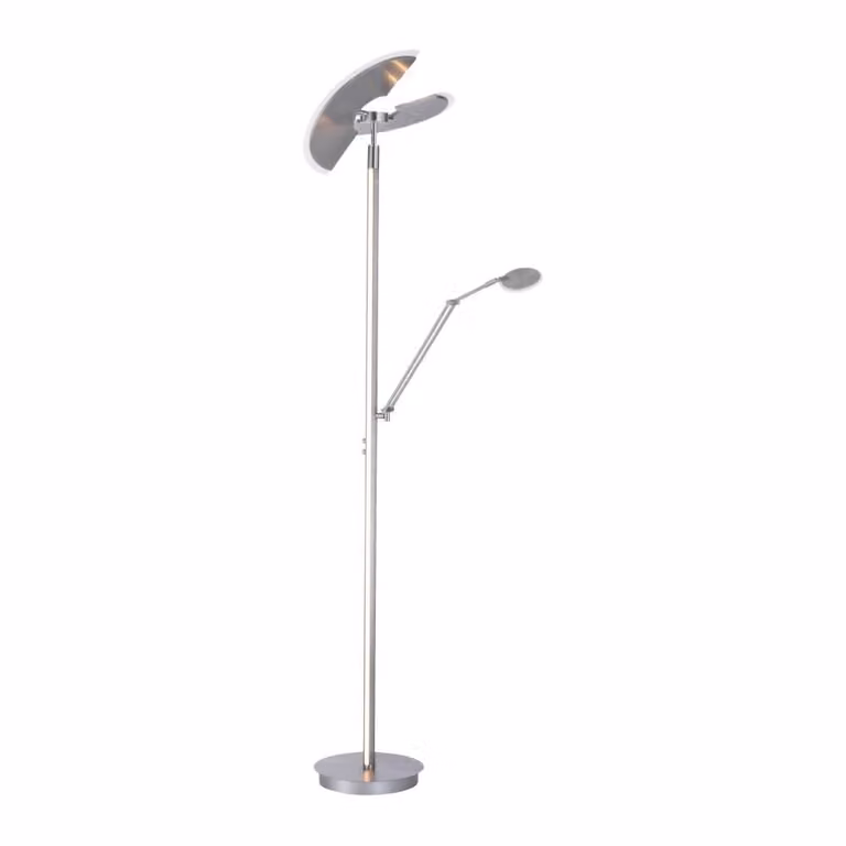Paul Neuhaus Pure Mutil LED vloerlamp - Zilver - Modern metaal